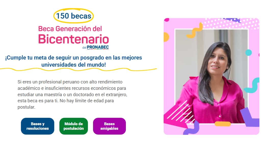 Beca Generación del Bicentenario 2025