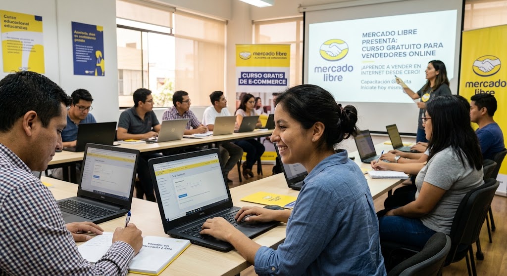 Mercado Libre tiene un curso gratis para quienes quieren empezar a vender por internet